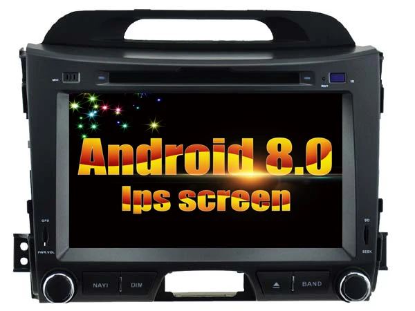 Android 8 0 ips экран авто стерео Мультимедиа для KIA Sportage 2010 2014 Автомобильный dvd плеер gps