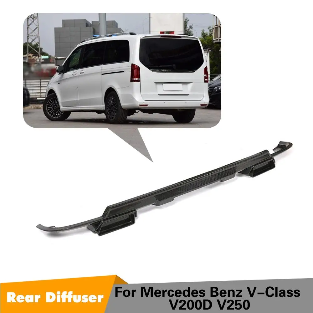 For V200D V250D Dry carbon fiber car rear lip diffuser for Mercedes-Benz V Class W447 rear bumper Lip Diffuser Spoiler 16-18
For V200D V250D Dry carbon fiber car rear lip diffuser for Mercedes-Benz V Class W447 rear bumper Lip Diffuser Spoiler 16-18
