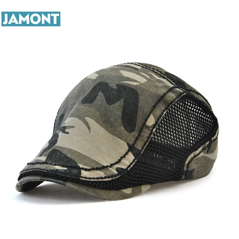 Лидер продаж модная камуфляжная кепка JAMONT для мужчин и женщин кепки плоские
