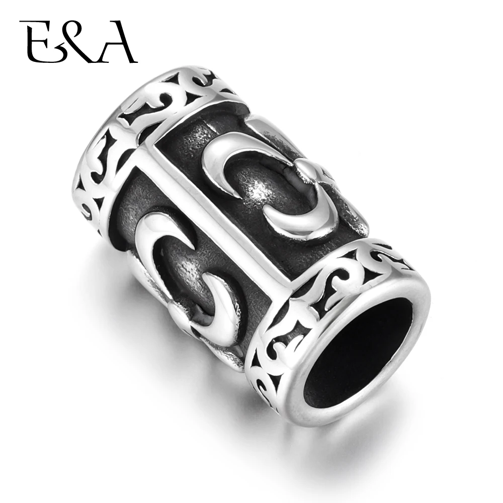 Stainless Steel Slider Tube Beads Blacken Slide Charms Large Hole 8mm Bead for Bracelet DIY Accessories Jewelry Making Supplies
Stainless Steel Slider Tube Beads Blacken Slide Charms Large Hole 8mm Bead for Bracelet DIY Accessories Jewelry Making Supplies