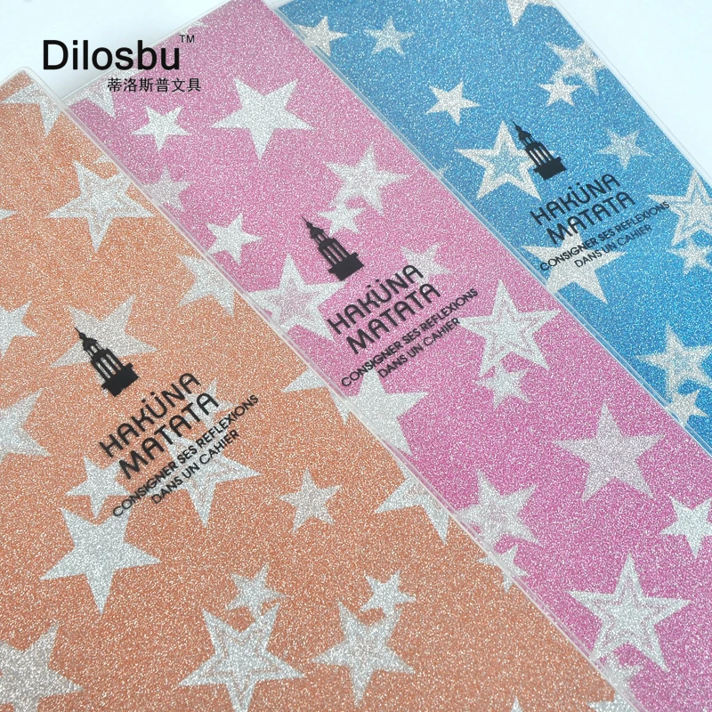B5 Dilosbu shining star stitching binding creative trends composition book schedule planner waterproof notebook
B5 Dilosbu shining star stitching binding creative trends composition book schedule planner waterproof notebook