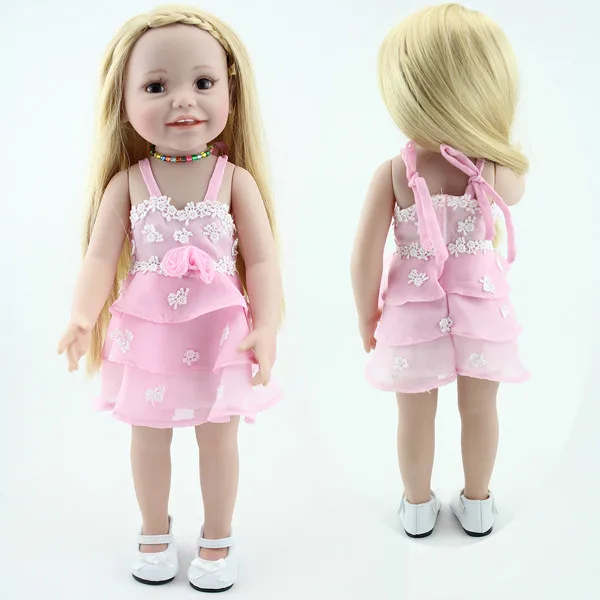 45CM Full Body Silicone 18'' Soft Vinyl Baby Doll for Girls Realistic Smiling Girl Dolls Toy Kids Great Gift for Christmas
45CM Full Body Silicone 18'' Soft Vinyl Baby Doll for Girls Realistic Smiling Girl Dolls Toy Kids Great Gift for Christmas