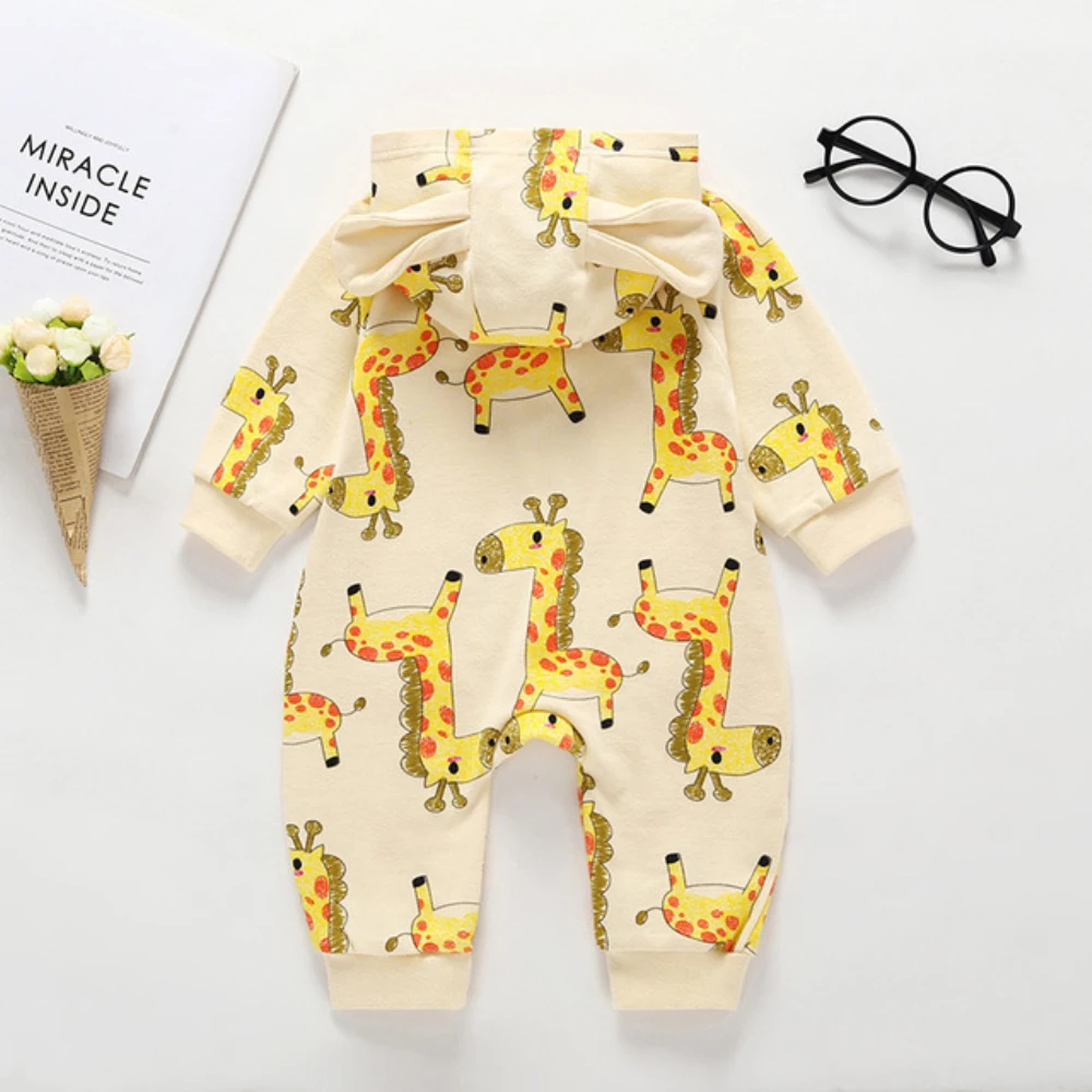 Newborn Baby Rompers Spring Down Clothes Deer Girl Boy Clothing Long Sleeve Hooded Boys Girls Infant Jumpsuits Product 0-12M
Newborn Baby Rompers Spring Down Clothes Deer Girl Boy Clothing Long Sleeve Hooded Boys Girls Infant Jumpsuits Product 0-12M