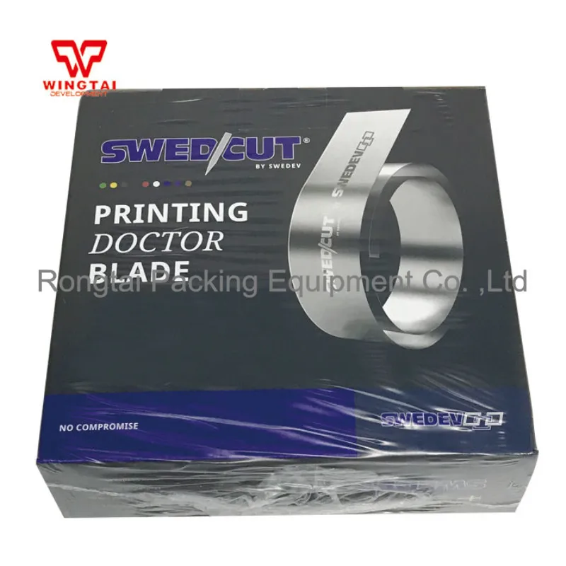 W40mm*T0.20/1.3*0..075mm*L100m SWED/CUT MicroNox II (550#) Printing Doctor Blade
W40mm*T0.20/1.3*0..075mm*L100m SWED/CUT MicroNox II (550#) Printing Doctor Blade