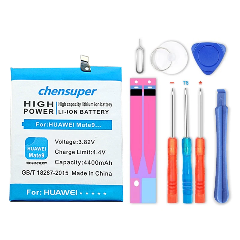 chensuper NEW 100% ORIGINAL 4400mAh HB396689ECW Li-ion Mobile Phone Battery For Huawei Mate 9 + Tracking Number
chensuper NEW 100% ORIGINAL 4400mAh HB396689ECW Li-ion Mobile Phone Battery For Huawei Mate 9 + Tracking Number