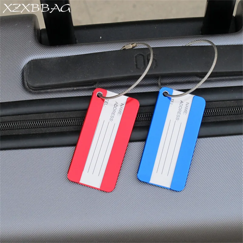 XZXBBAG 5PC Travel Accessories Boarding Check Luggage Tag Rectangle Airplane Checking Baggage Name Label Suitcase Address Holder
XZXBBAG 5PC Travel Accessories Boarding Check Luggage Tag Rectangle Airplane Checking Baggage Name Label Suitcase Address Holder