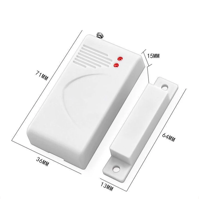Independent Magnetic Sensors Standalone Wireless Home Door Window Entry Burglar Alarm Security Alarm Protect System 36x70x15mm
Independent Magnetic Sensors Standalone Wireless Home Door Window Entry Burglar Alarm Security Alarm Protect System 36x70x15mm