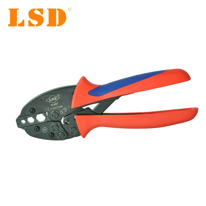 Ratchet Crimping Tools S-457 for coaxial cable connectors coaxial crimper pliers hand tools multitool wholesale
Ratchet Crimping Tools S-457 for coaxial cable connectors coaxial crimper pliers hand tools multitool wholesale