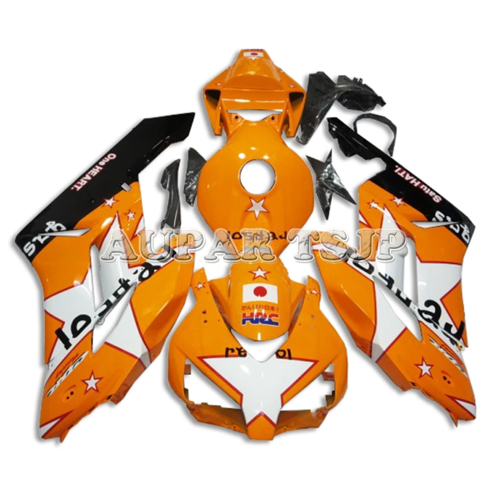 Injection Molding Repsol Orange White Stars Motorbike Fairing Kit For Honda 04 05 CBR1000RR 2004 2005 ABS Plastic Bodywork Kit
Injection Molding Repsol Orange White Stars Motorbike Fairing Kit For Honda 04 05 CBR1000RR 2004 2005 ABS Plastic Bodywork Kit