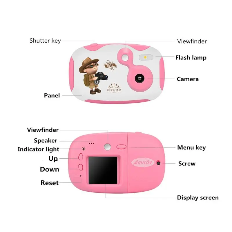 Kids Cartoon Toys Camera Anti Fall Digital Camera Photo Photography Birthday Gifts Art Children Baby Education Toy
Kids Cartoon Toys Camera Anti Fall Digital Camera Photo Photography Birthday Gifts Art Children Baby Education Toy