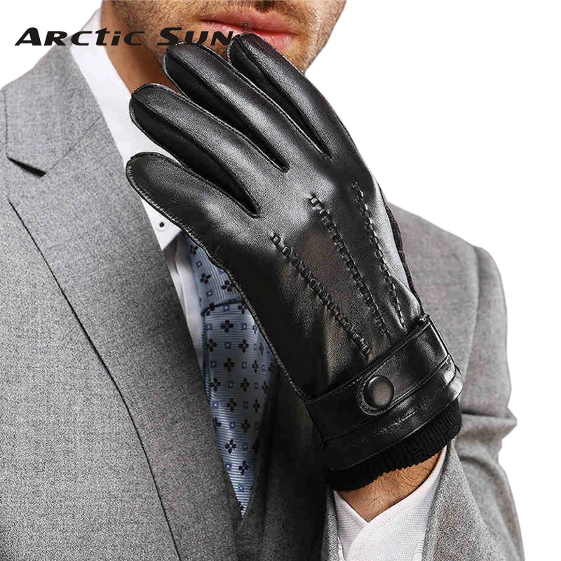 Direct Selling Wrist Men Gloves Thermal Winter Driving Glove Fashion Black Genuine Leather Top Quality Goatskin Rushed M016WZ
Direct Selling Wrist Men Gloves Thermal Winter Driving Glove Fashion Black Genuine Leather Top Quality Goatskin Rushed M016WZ