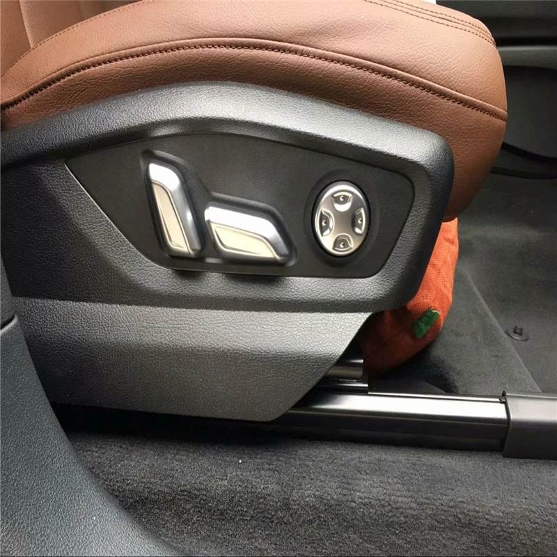 WELKINRY car auto cover styling for Audi Q5 FY 2018 2019 ABS chrome car seat adjustment switch button knob cap trim
WELKINRY car auto cover styling for Audi Q5 FY 2018 2019 ABS chrome car seat adjustment switch button knob cap trim