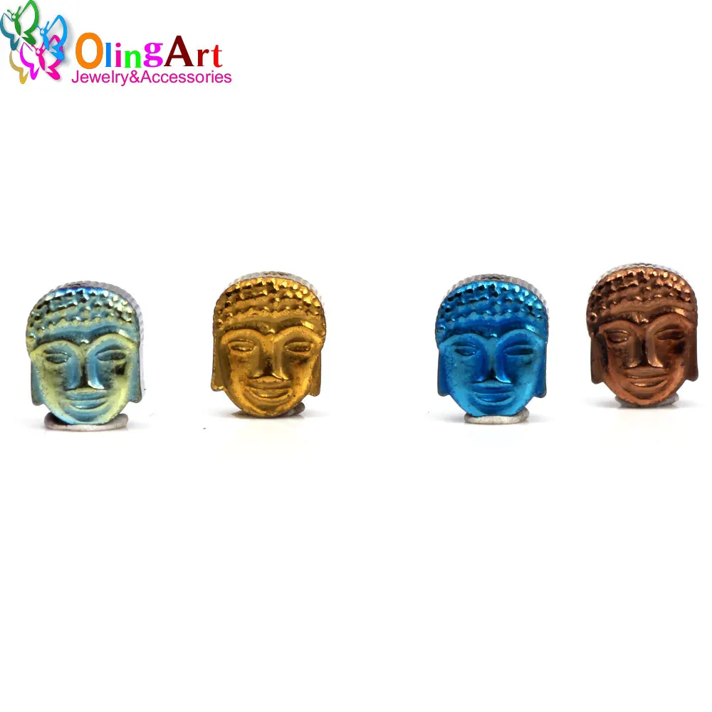 OlingArt 8MM 24pcs Natural Stone Black Hematite Beads Metal plating color Buddha head DIY necklace Bracelet jewelry making 2019
OlingArt 8MM 24pcs Natural Stone Black Hematite Beads Metal plating color Buddha head DIY necklace Bracelet jewelry making 2019