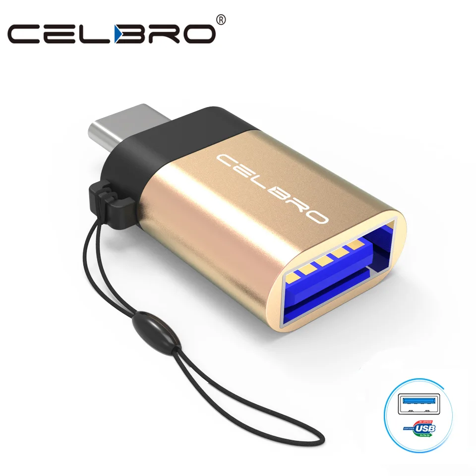 Адаптер с защитой от потери USB Type C OTG USB-C 3 0 для зарядки и передачи данных Samsung Galaxy