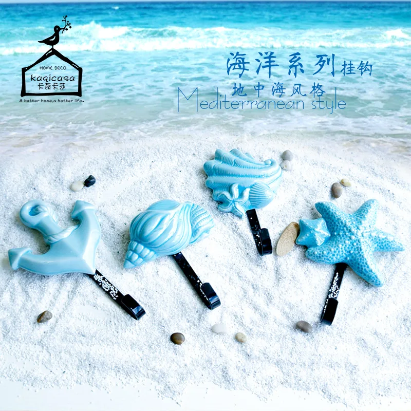 Creative ceramic Starfish shells Wall hooks home decor crafts room decoration ocean Coat racks Clothes hooks ceramic figurines
Creative ceramic Starfish shells Wall hooks home decor crafts room decoration ocean Coat racks Clothes hooks ceramic figurines