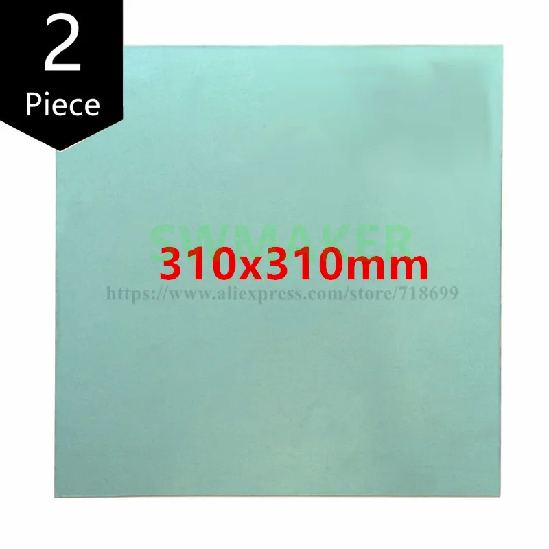 2pcs 310x310mm PEI Sheet for Creality CR-10 3D Printer PEI Polyetherimide Surface 1mm thickness
2pcs 310x310mm PEI Sheet for Creality CR-10 3D Printer PEI Polyetherimide Surface 1mm thickness