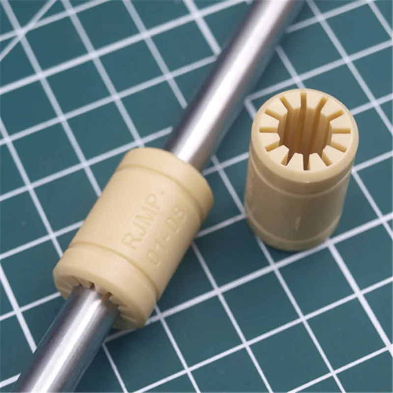 10pcs RJMP-01-08 Solid Polymer LM8UU Bearing 8mm smooth rod/Shaft 8mm ID Solid Plastic Bushing For CNC Reprap Prusa 3D Printer
10pcs RJMP-01-08 Solid Polymer LM8UU Bearing 8mm smooth rod/Shaft 8mm ID Solid Plastic Bushing For CNC Reprap Prusa 3D Printer