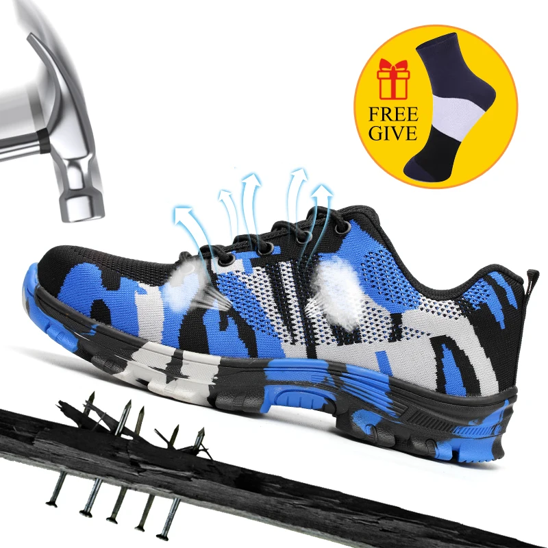 Construction Men's Outdoor Plus Size Steel Toe Cap Work Boots Shoes Men Camouflage Puncture Proof Safety Shoes Breathable
Construction Men's Outdoor Plus Size Steel Toe Cap Work Boots Shoes Men Camouflage Puncture Proof Safety Shoes Breathable