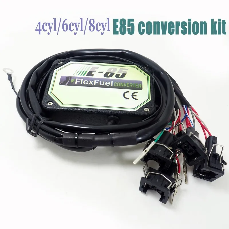 Фото 4cyl 6cyl 8cyl E85 комплект для преобразования гибкого топлива этанол альтернативное
