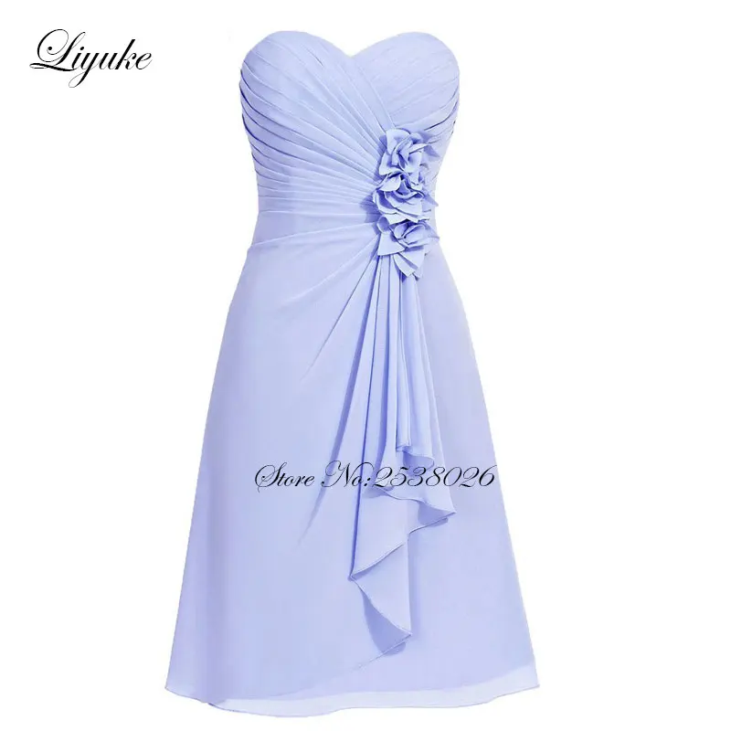 Liyuke Pleat Prom Dress A Line Strapless Party Dress Knee-Length Beautiful Sash Formal Dresses Custom Made
Liyuke Pleat Prom Dress A Line Strapless Party Dress Knee-Length Beautiful Sash Formal Dresses Custom Made