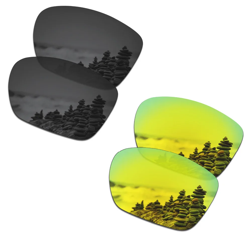 SmartVLT 2 Pairs Polarized Sunglasses Replacement Lenses for Oakley Twoface XL Stealth Black and 24K Gold
SmartVLT 2 Pairs Polarized Sunglasses Replacement Lenses for Oakley Twoface XL Stealth Black and 24K Gold