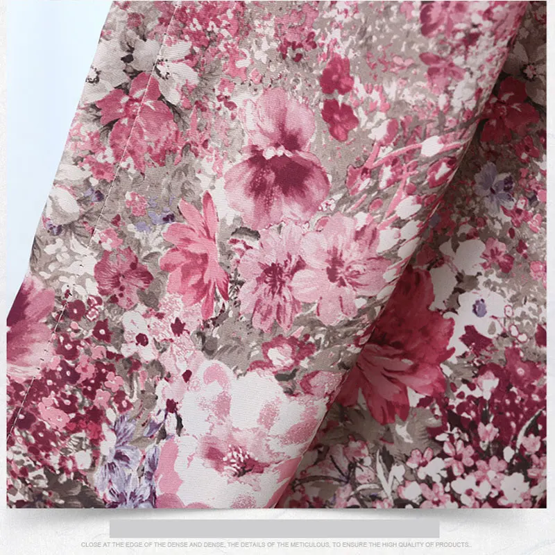 Pastoral American Venice Flower Shade European Duplex Printing for Living Dining Roses Room Bedroom Curtains Curtains 0146
Pastoral American Venice Flower Shade European Duplex Printing for Living Dining Roses Room Bedroom Curtains Curtains 0146