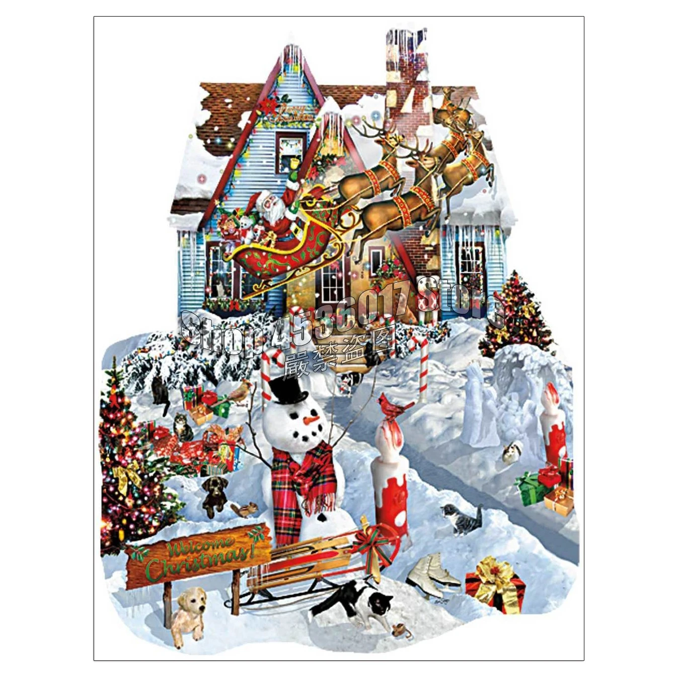 Diamond Mosaic Christmas at Our House Arts Full Diy Diamond Painting Winter Diamond Embroidery Home Decoration Cross Stitch Kit
Diamond Mosaic Christmas at Our House Arts Full Diy Diamond Painting Winter Diamond Embroidery Home Decoration Cross Stitch Kit