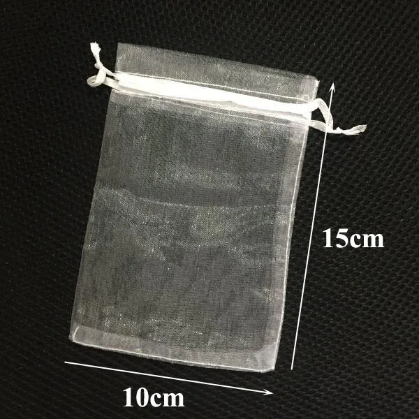 1000pcs/lot Bulk Wholesale 4X6 Inches 10x15cm Drawstring White Organza Bags For Jewelry Candy Wedding Christmas Gift Bag Pouch
1000pcs/lot Bulk Wholesale 4X6 Inches 10x15cm Drawstring White Organza Bags For Jewelry Candy Wedding Christmas Gift Bag Pouch