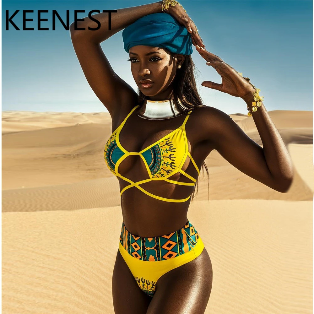 KEENEST Brazilian Bikini 2018 High Waist Swimsuit Thongs Swimwear Women Female Beach Wear Retor Print Sexy Bodysuit Swimming
KEENEST Brazilian Bikini 2018 High Waist Swimsuit Thongs Swimwear Women Female Beach Wear Retor Print Sexy Bodysuit Swimming