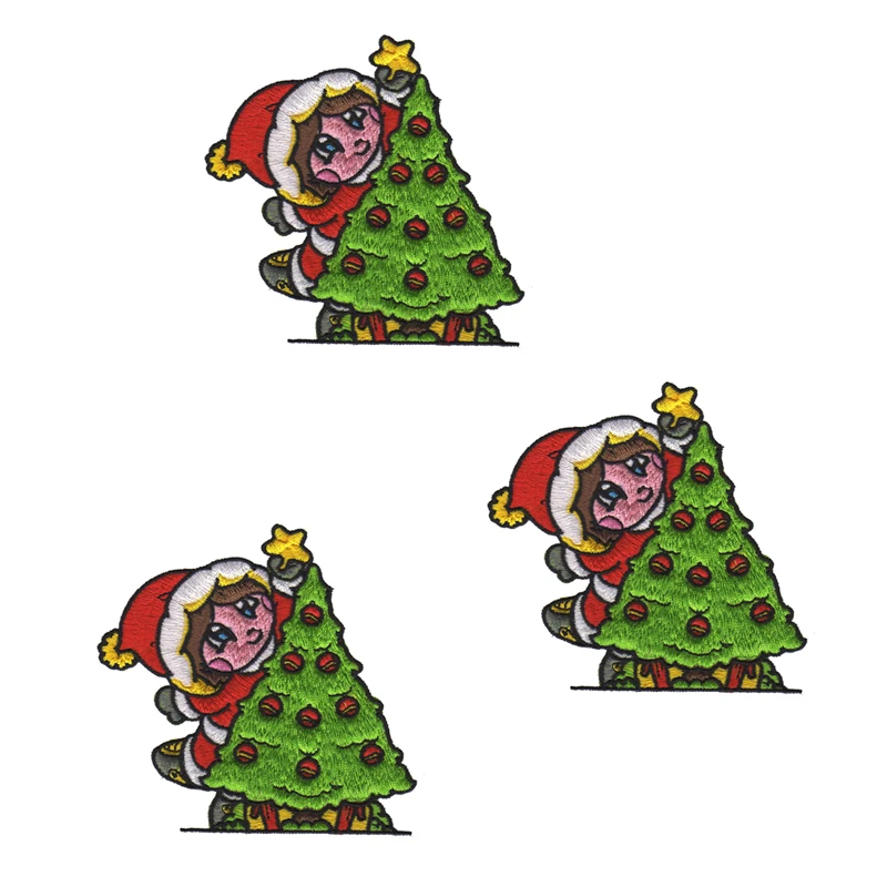 Christmas decorations Embroidered patches, clothing, shoes and caps, bags decorative cloth, can be stitched and ironed.
Christmas decorations Embroidered patches, clothing, shoes and caps, bags decorative cloth, can be stitched and ironed.