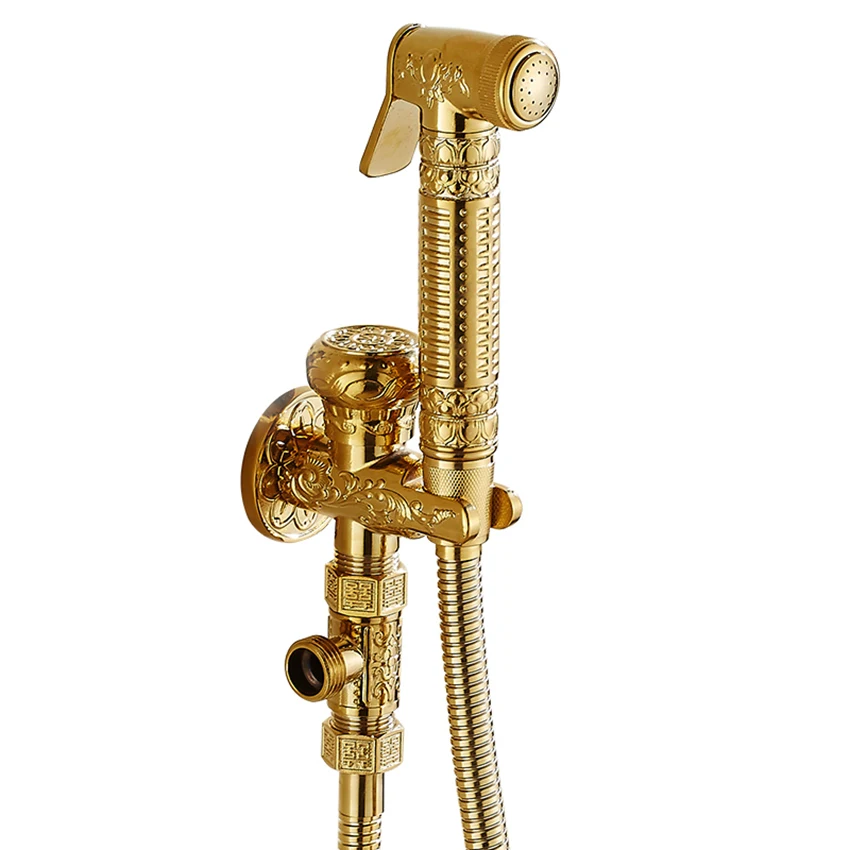 1PC Bidet Faucets Wall Brass Cold Water Toilet Corner Valve Handheld Hygienic Shower Head Wash Car Pet Sprayer Airbrush Tap
1PC Bidet Faucets Wall Brass Cold Water Toilet Corner Valve Handheld Hygienic Shower Head Wash Car Pet Sprayer Airbrush Tap