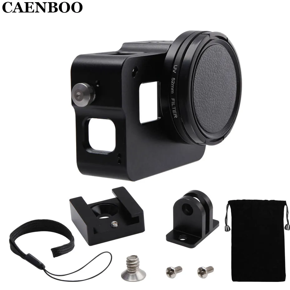 CAENBOO спортивный чехол для GoPro Hero 5/6/7 черный 2018 корпус + 52 мм крышка фильтра объектива Go Pro Hero5 6 Жесткий металлический защитный чехол
CAENBOO спортивный чехол для GoPro Hero 5/6/7 черный 2018 корпус + 52 мм крышка фильтра объектива Go Pro Hero5 6 Жесткий металлический защитный чехол
