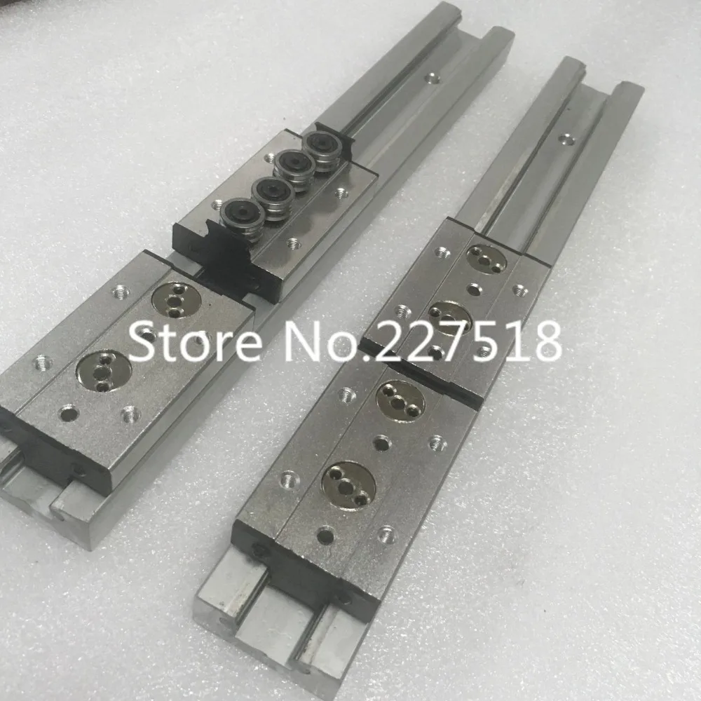 2pcs Double axis roller linear guide SGR20 L1000mm +4pcs SGB20UU block multi axis core linear Motion slide rail auminum guide
2pcs Double axis roller linear guide SGR20 L1000mm +4pcs SGB20UU block multi axis core linear Motion slide rail auminum guide