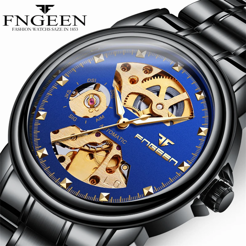 2020 Fashion Luxury Business Self Wind Automatic Wristwatch Men's Mechanical Watches Steel Blu-ray Tourbillon Watch Erkek Saat
2020 Fashion Luxury Business Self Wind Automatic Wristwatch Men's Mechanical Watches Steel Blu-ray Tourbillon Watch Erkek Saat