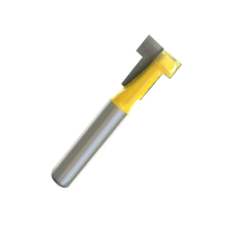3/8'' T-Slot Cutter 1/4'' Shank Steel Handle Milling Woodworking Router Bit Sharp edge,high hardness,accurate positioning
3/8'' T-Slot Cutter 1/4'' Shank Steel Handle Milling Woodworking Router Bit Sharp edge,high hardness,accurate positioning