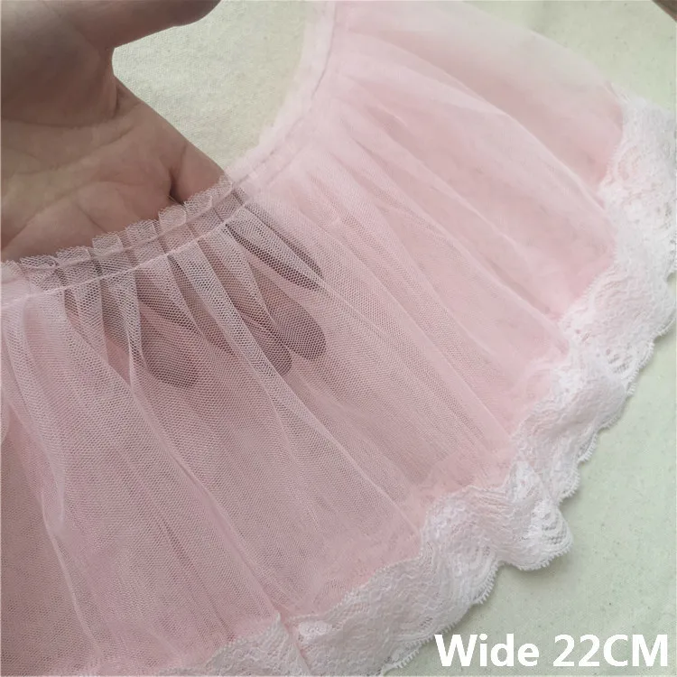 22CM Wide Tulle Pink 3d Lace Fabric Applique Trim Fringe Ribbon DIY Curtains Skirts Dress Guipure Fabric For Sewing Supplies
22CM Wide Tulle Pink 3d Lace Fabric Applique Trim Fringe Ribbon DIY Curtains Skirts Dress Guipure Fabric For Sewing Supplies