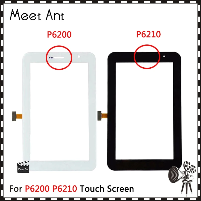 Высокое качество 7 0 "для Samsung Galaxy Tab Plus P6200 и P6210 сенсорный экран дигитайзер