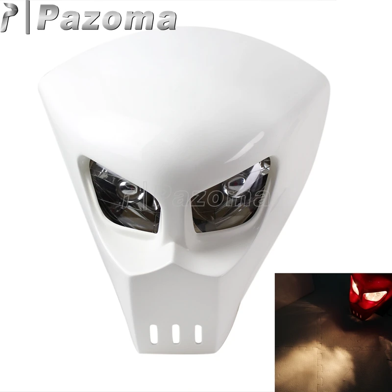 Pazoma Высокое качество 12 В Белый мотоциклетный Головной фонарь с черепом для Harley индивидуальное применение
Pazoma Высокое качество 12 В Белый мотоциклетный Головной фонарь с черепом для Harley индивидуальное применение