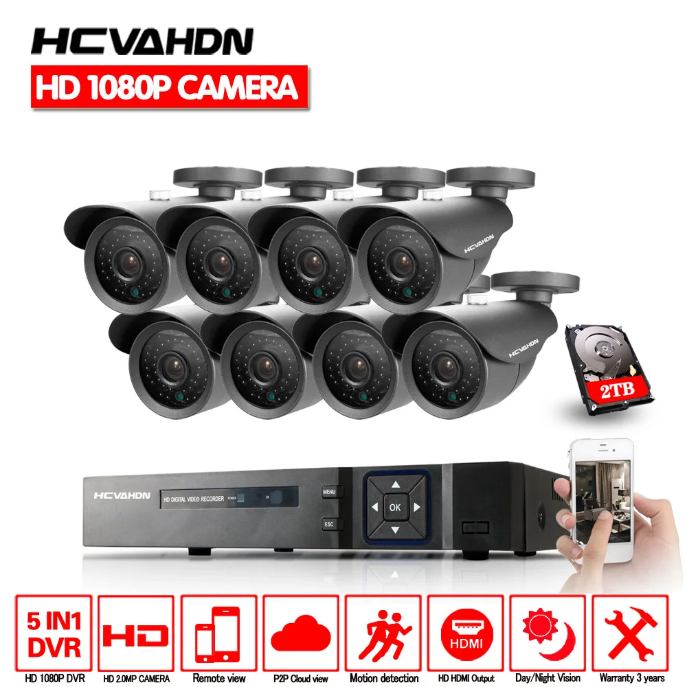 New HD AHD 3000TVL Outdoor Camera 8CH AHD DVR CCTV Video Surveillance System 1080P camera Kits 3G/4G APP Remote View CCTV Camera
New HD AHD 3000TVL Outdoor Camera 8CH AHD DVR CCTV Video Surveillance System 1080P camera Kits 3G/4G APP Remote View CCTV Camera