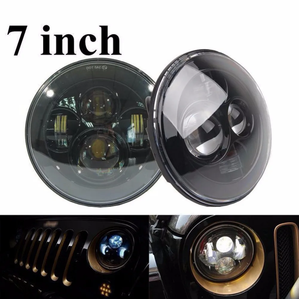 Черная пара 7-дюймовых светодиодных фар для Jeep Wrangler 97-15, 7 дюймов, круглые светодиодные фары CJ JK TJ для внедорожника
Черная пара 7-дюймовых светодиодных фар для Jeep Wrangler 97-15, 7 дюймов, круглые светодиодные фары CJ JK TJ для внедорожника
