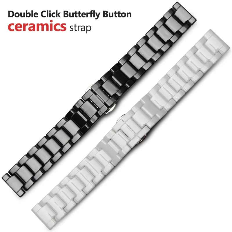 High Quality Ceramic Strap 14mm 16mm 18mm 20mm 22mm Watchband For Wristwatch Men Women Butterfly Buckle Accessories With Tool
High Quality Ceramic Strap 14mm 16mm 18mm 20mm 22mm Watchband For Wristwatch Men Women Butterfly Buckle Accessories With Tool