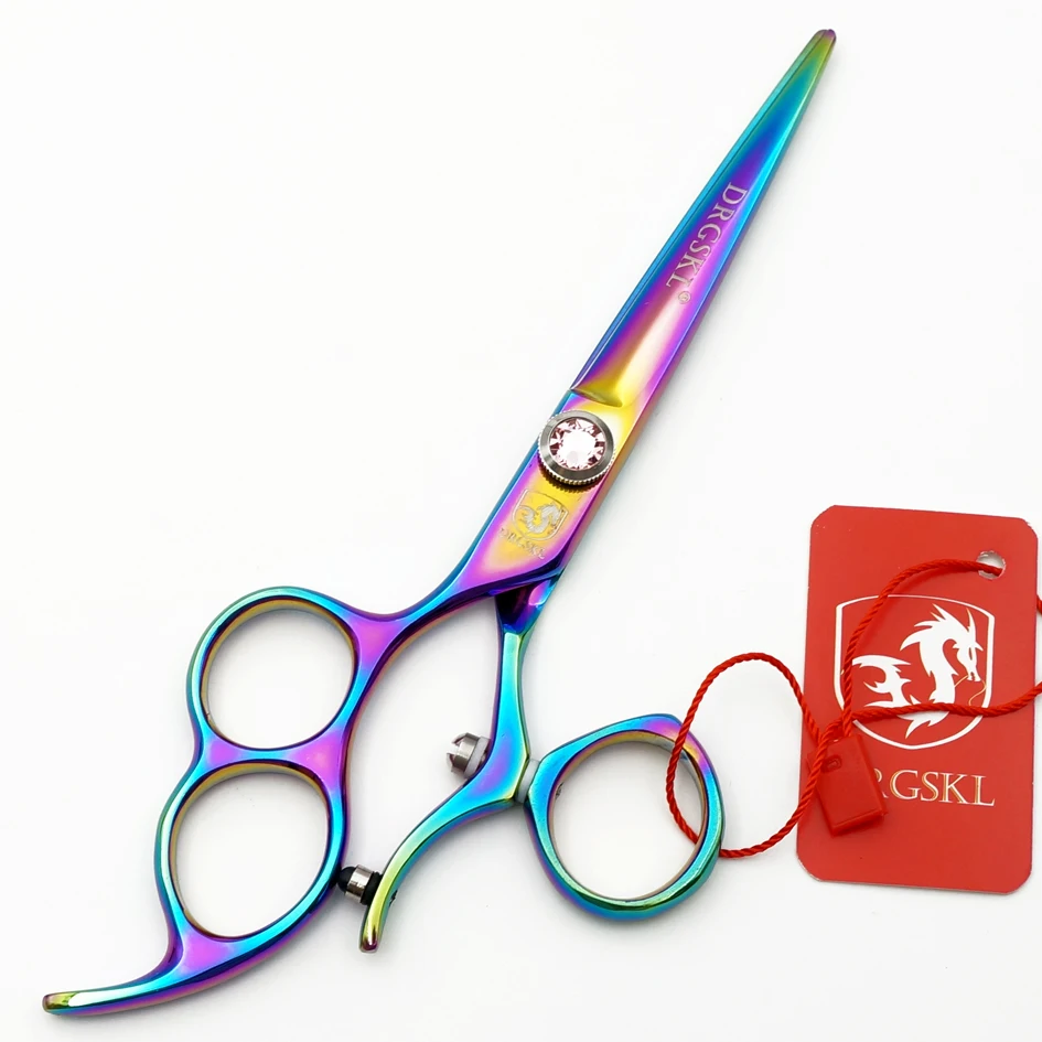DRGSKL rainbow left hand hair flying scissors 6.0 inch professional rotate ring hair fly cut barber hair hairdressing scissors
DRGSKL rainbow left hand hair flying scissors 6.0 inch professional rotate ring hair fly cut barber hair hairdressing scissors