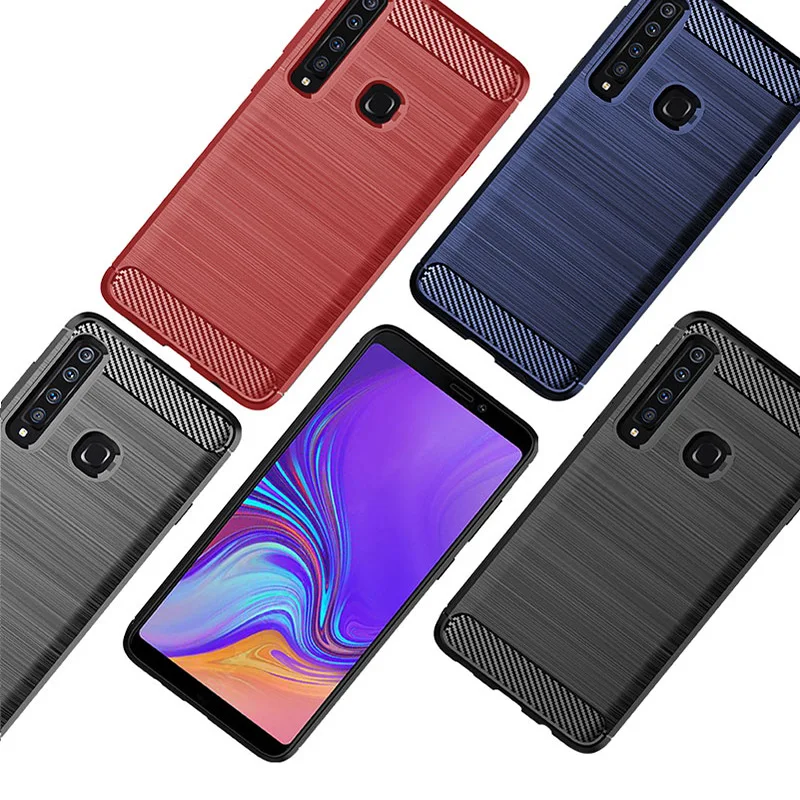 Для Samsung A9 2018 A8 плюс A7 J6 J7 J8 мягкий силиконовый Прочный противоударный защитный