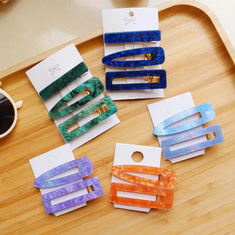 2019 New Women Girls Acrylic Hollow Water Drop Rectangular Hair Clips Leopard Sequins Hairpins Headband Hair Accessories
2019 New Women Girls Acrylic Hollow Water Drop Rectangular Hair Clips Leopard Sequins Hairpins Headband Hair Accessories