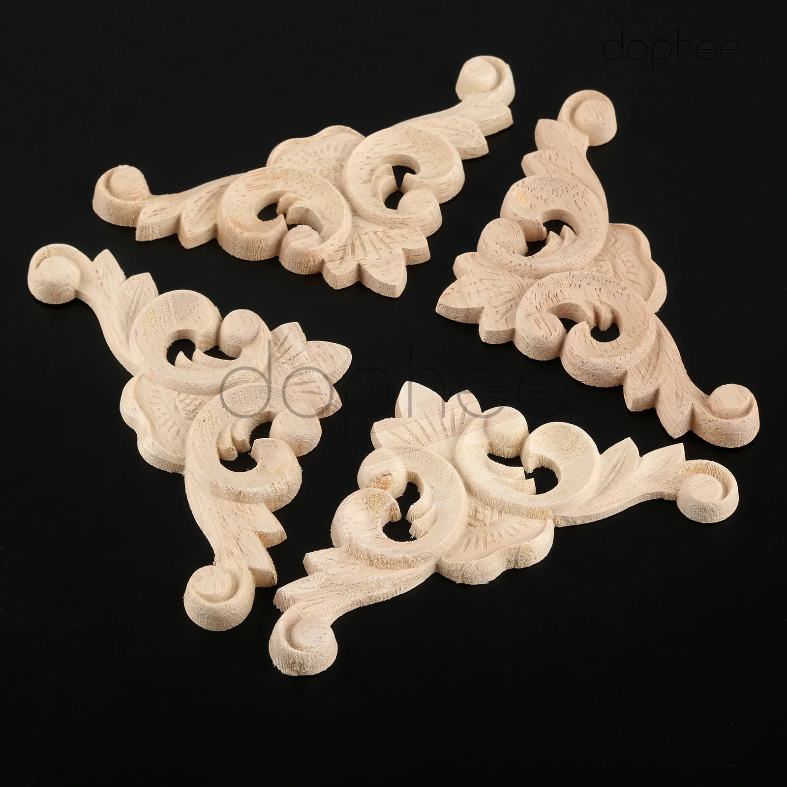 dophee 4pcs/set 8*8/8.5*8.5cm European Vintage Wood Carved Corner Decal Unpainted Applique Furniture Home Decorations
dophee 4pcs/set 8*8/8.5*8.5cm European Vintage Wood Carved Corner Decal Unpainted Applique Furniture Home Decorations