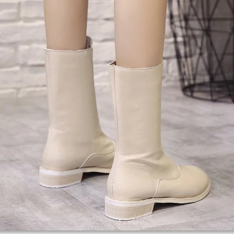 women boots 2019 New Arrivals Soft Leather Ankle Boots Women Comfortable Mid Heels Boots For Ladies Spring Autumn Women Shoes
women boots 2019 New Arrivals Soft Leather Ankle Boots Women Comfortable Mid Heels Boots For Ladies Spring Autumn Women Shoes