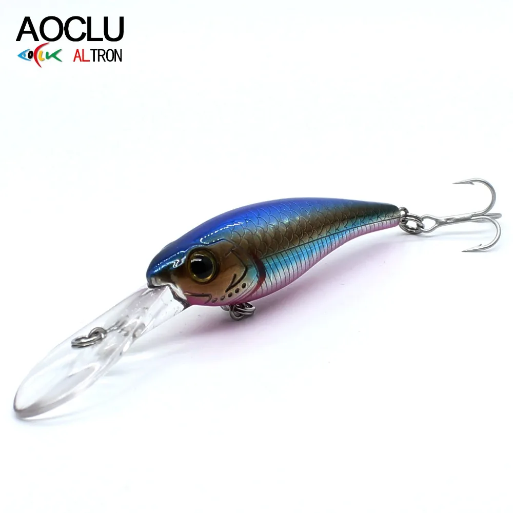 AOCLU wobblers Super Quality 6 Colors 60mm 6.0g Hard Bait Shad Crankbait Fishing lure Bass Fresh Salt water 10# VMC hooks tackle
AOCLU wobblers Super Quality 6 Colors 60mm 6.0g Hard Bait Shad Crankbait Fishing lure Bass Fresh Salt water 10# VMC hooks tackle