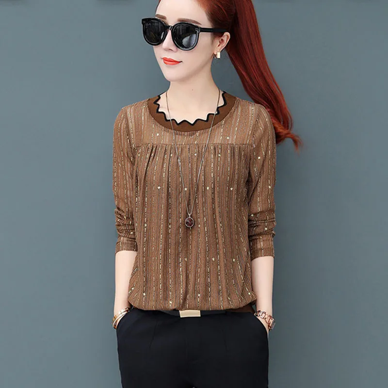 Women Spring Autumn Style Lace Blouses Shirts Lady Casual O-Neck Long Sleeve Patchwork Blusas Tops DD2250
Women Spring Autumn Style Lace Blouses Shirts Lady Casual O-Neck Long Sleeve Patchwork Blusas Tops DD2250