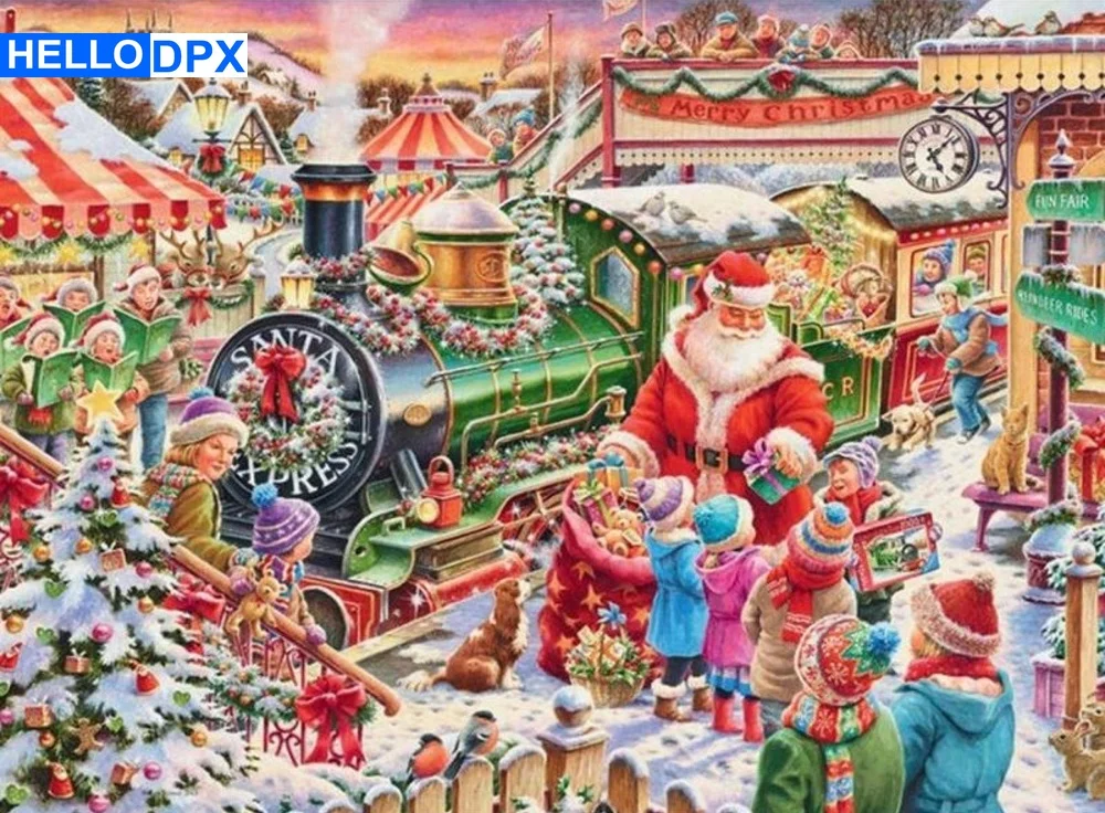 Hellodpx 5d Diamond Painting Embroidery Sale Christmas Pictures Mosaic Diamond Art Decor Home decorations for christmas
Hellodpx 5d Diamond Painting Embroidery Sale Christmas Pictures Mosaic Diamond Art Decor Home decorations for christmas