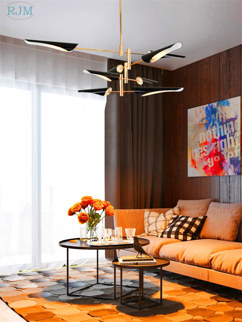Creative Post-modern Chandelier Lighting Modern Lustres Atmosphere Iron Pendant Lamps Bedroom Living Room Luminaria Decoration
Creative Post-modern Chandelier Lighting Modern Lustres Atmosphere Iron Pendant Lamps Bedroom Living Room Luminaria Decoration
